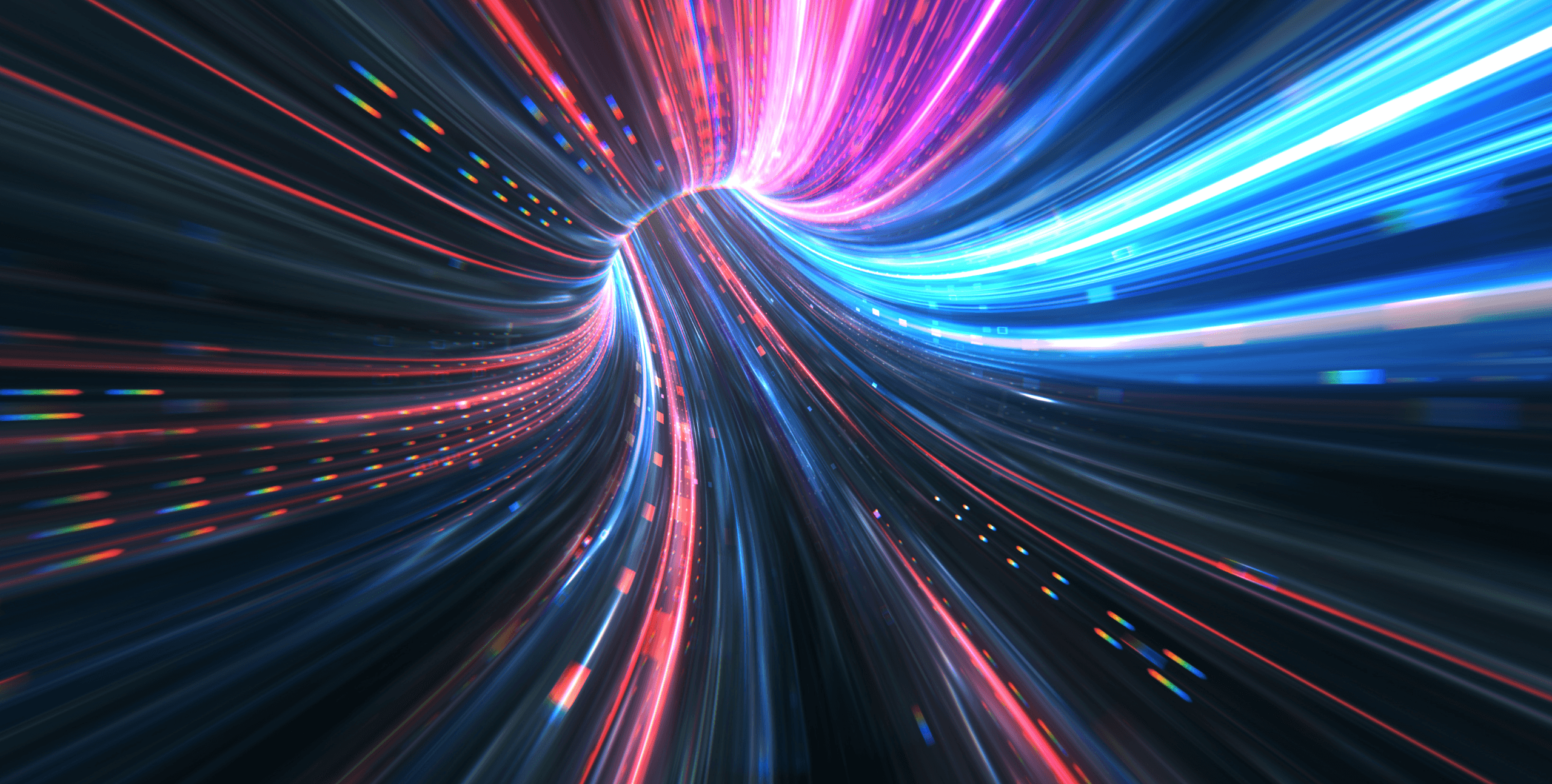 stream of lights
