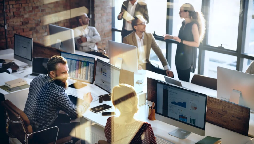 People working in an Office