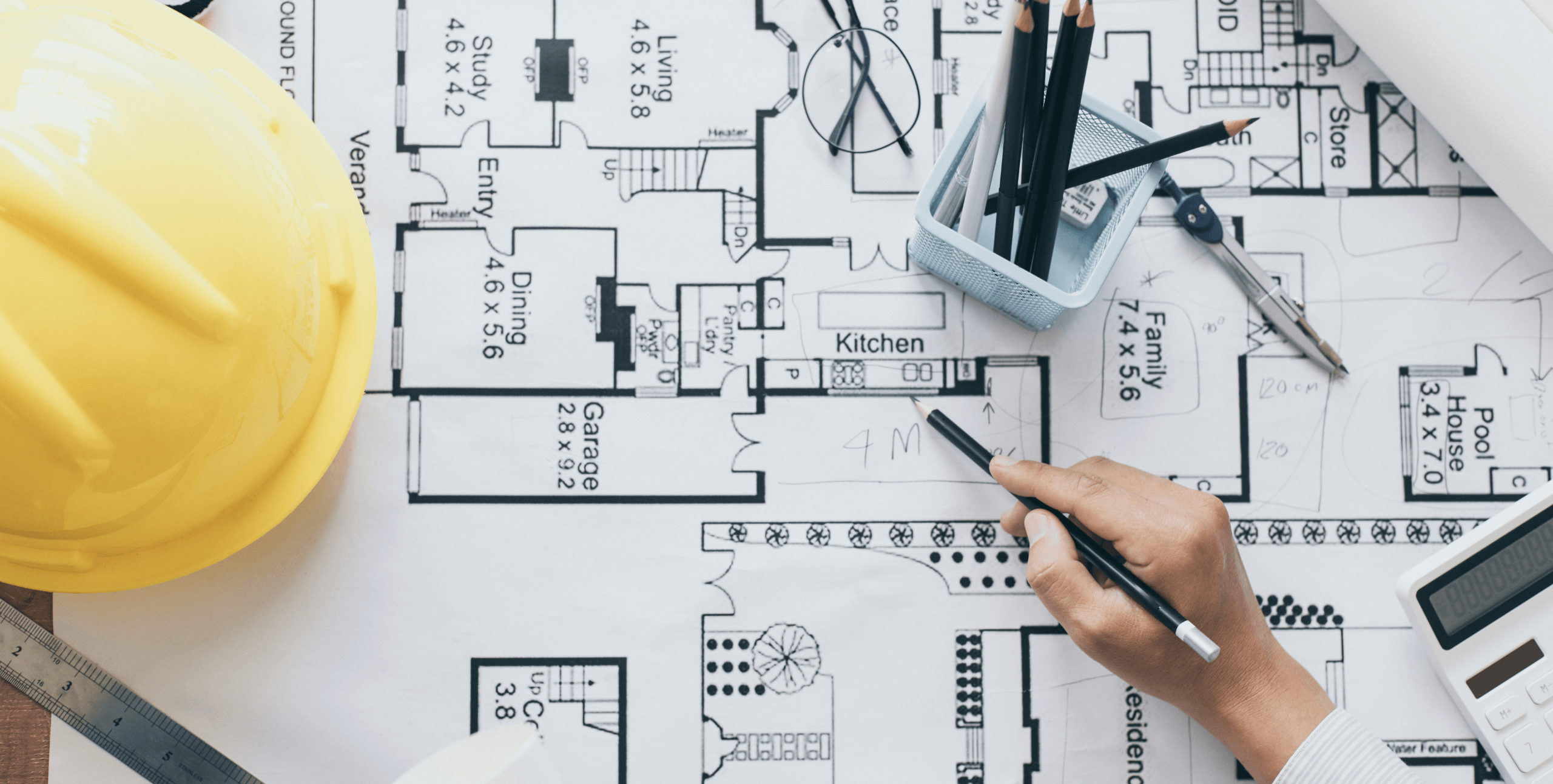 blueprint of a family home