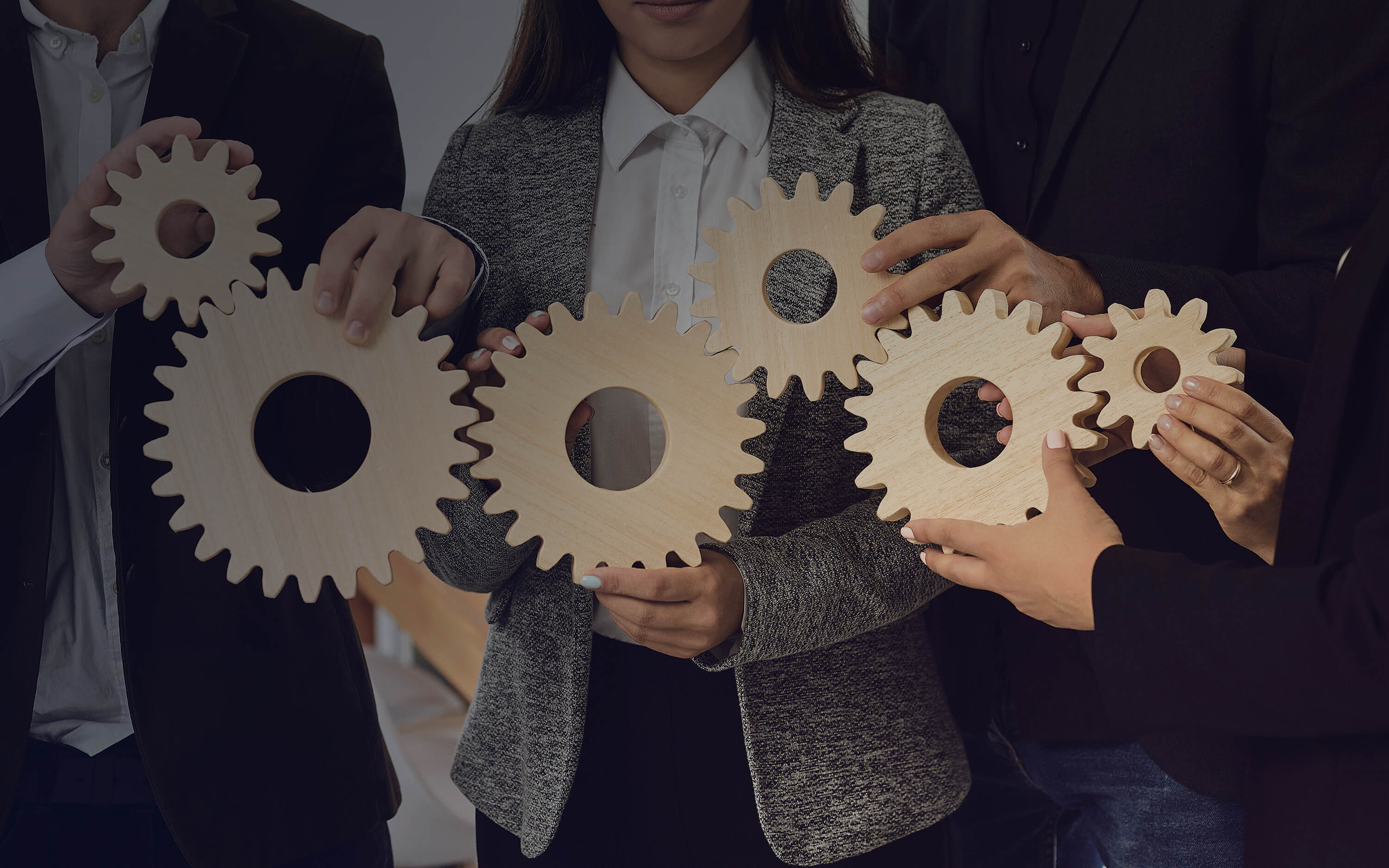 Cogs fitting together