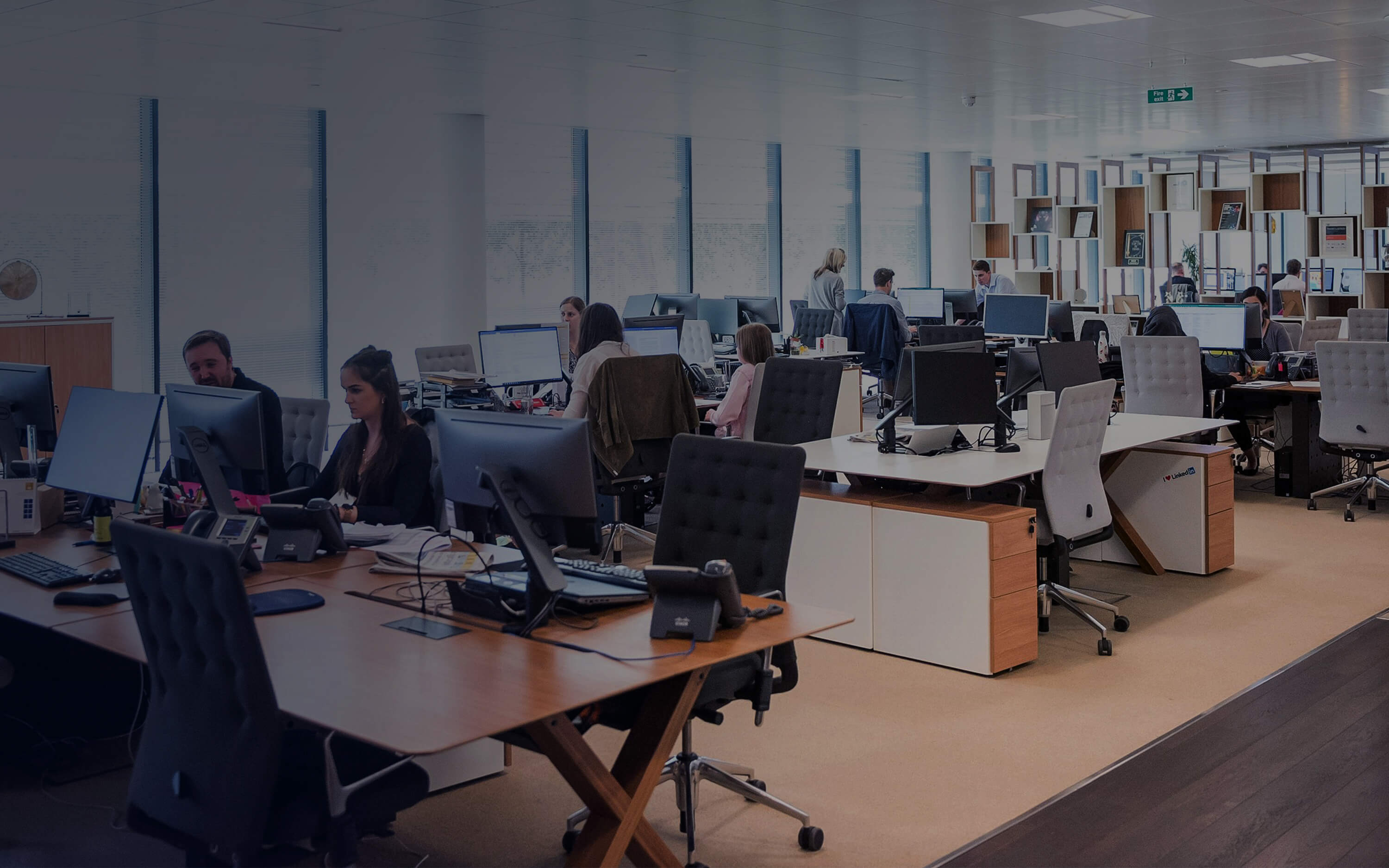 Busy Office Environment