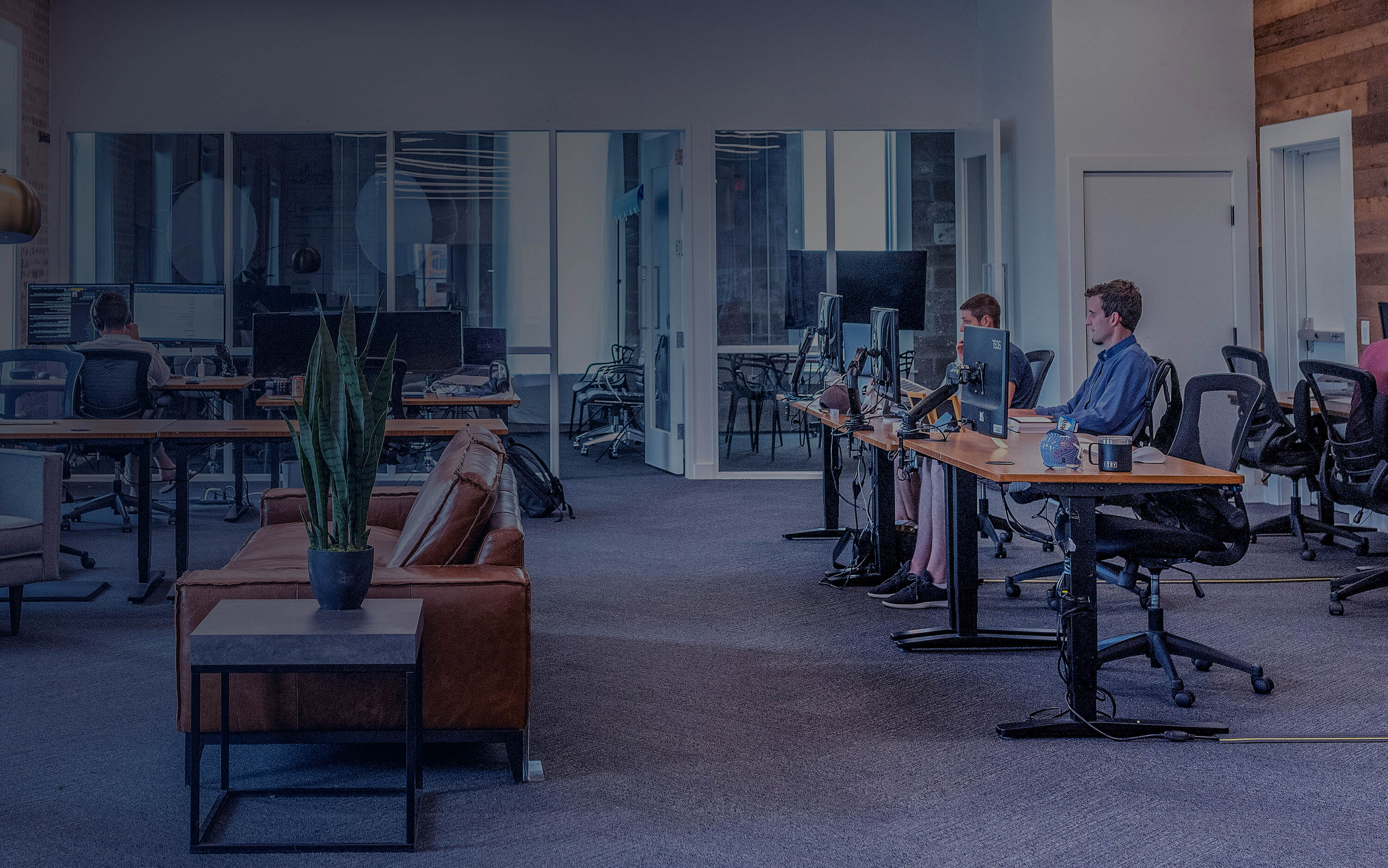 Open Plan Office Working Space