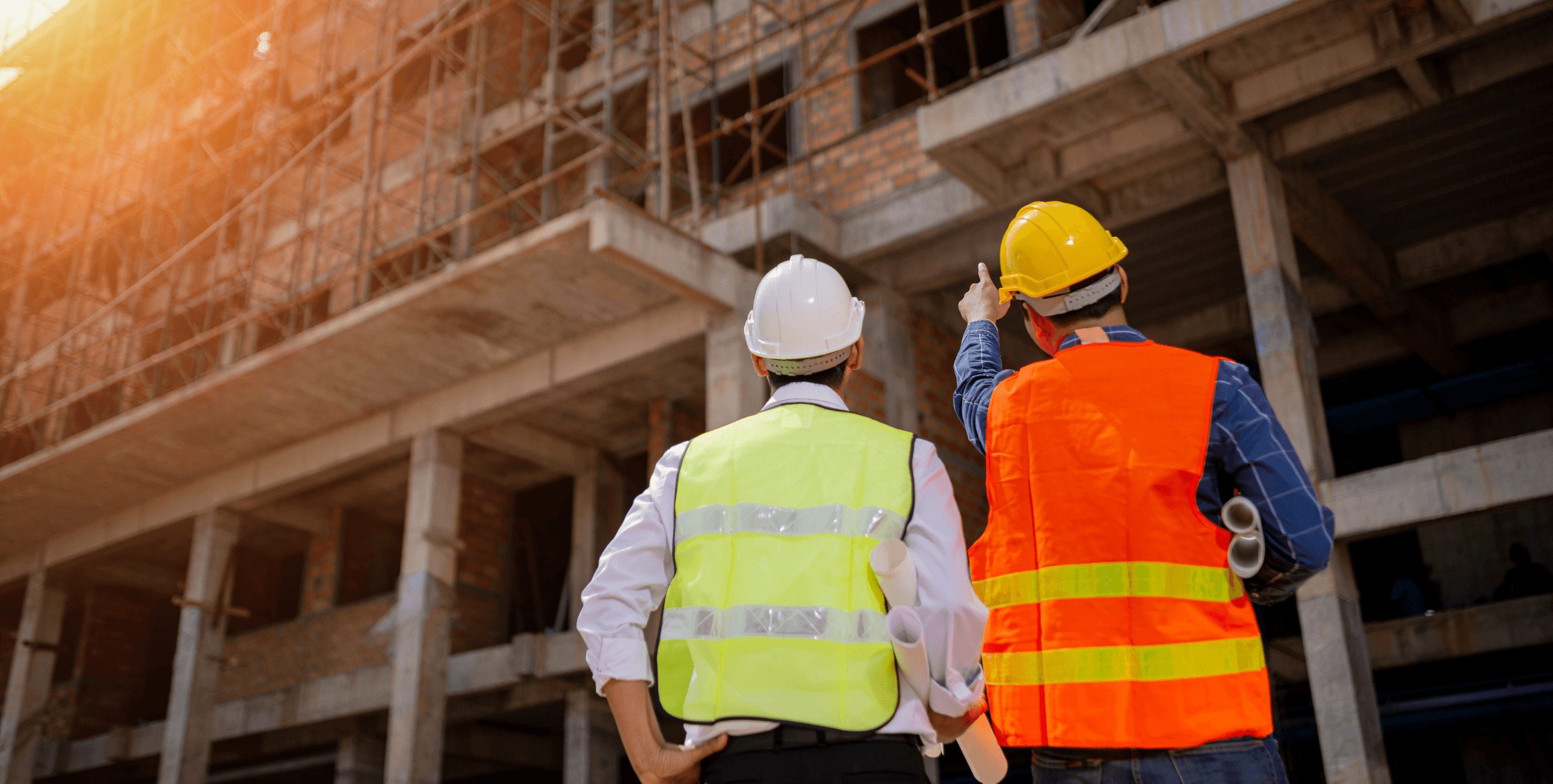 men on a construction site